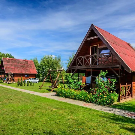Mazurskie Chatki W Skarpie Hébergement de vacances Wielowies (Ilawa)